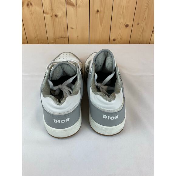 Men's DIOR B27 Low Top Sneaker Size 42/ Size 9- White/Gray - Picture 3 of 7